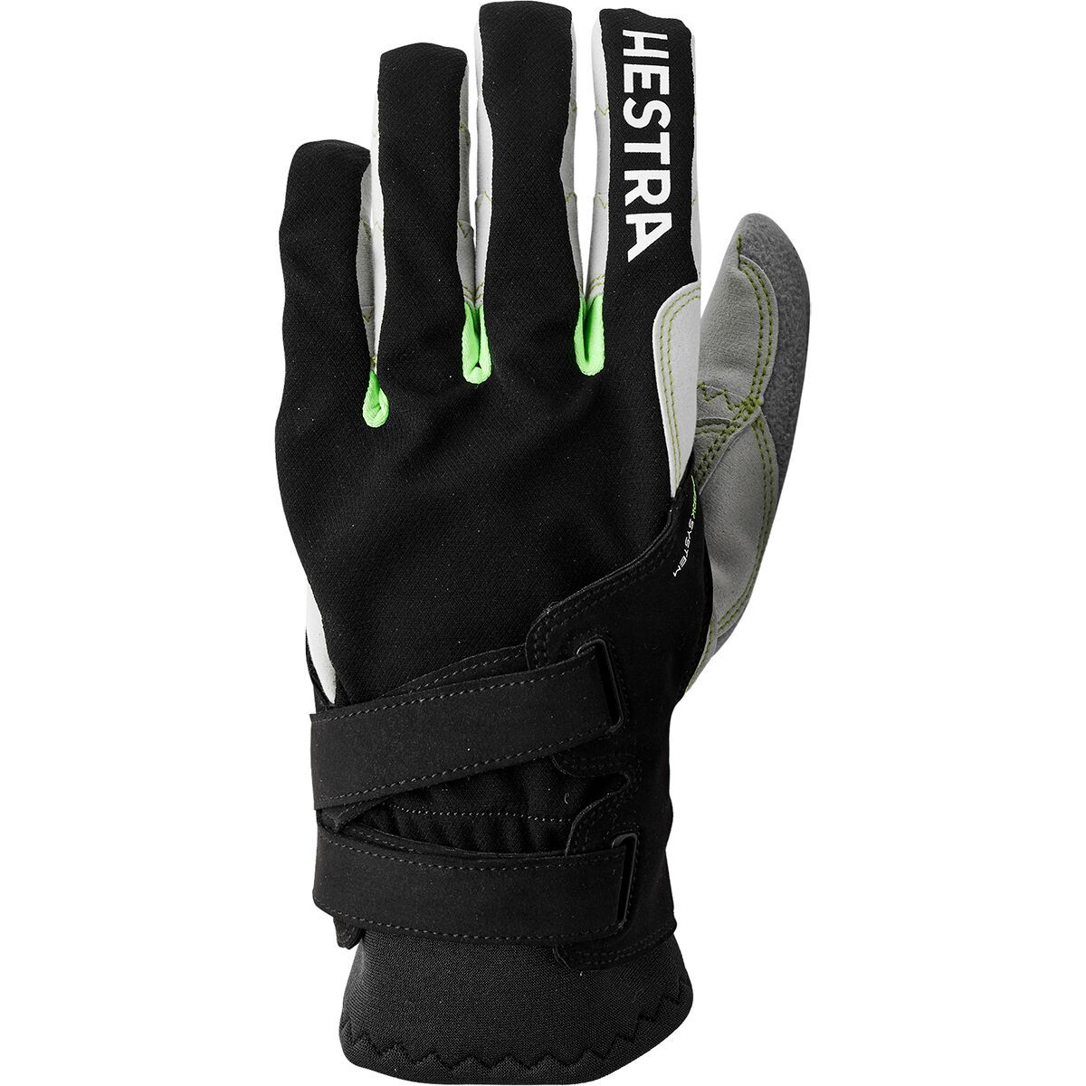 Image of Hestra XC Ergo Grip Shark - 5 finger Glove Black/Light Grey, 6