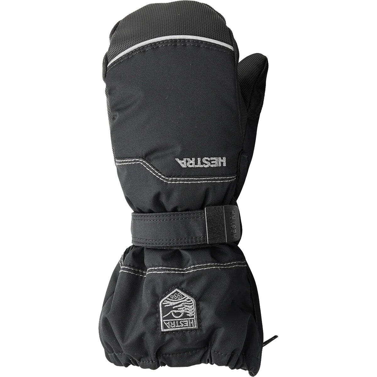 Image of Hestra Baby Zip Mitten - Kids' Black/Black, 4