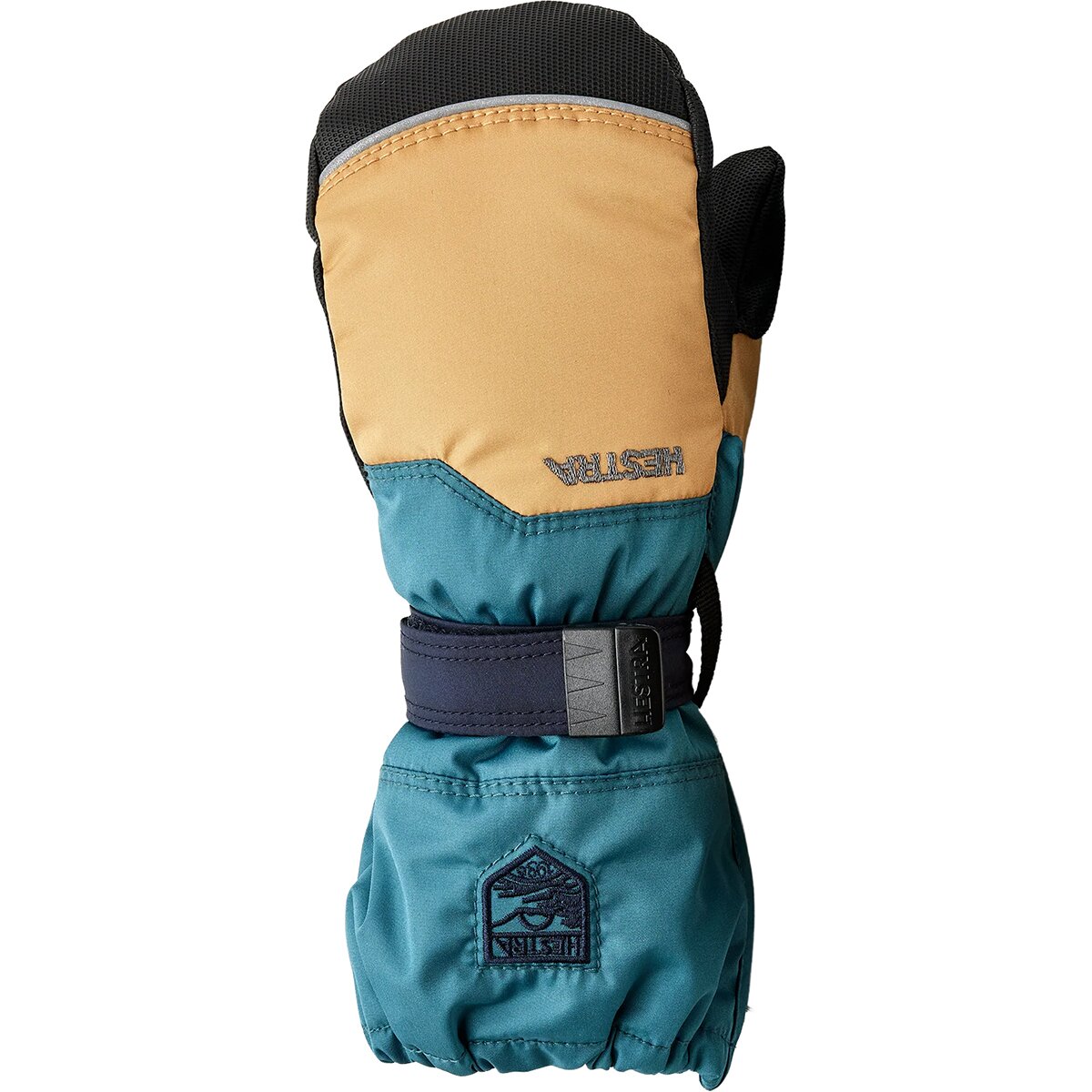 Image of Hestra Baby Zip Mitten - Kids' Sand/Petrol, 5