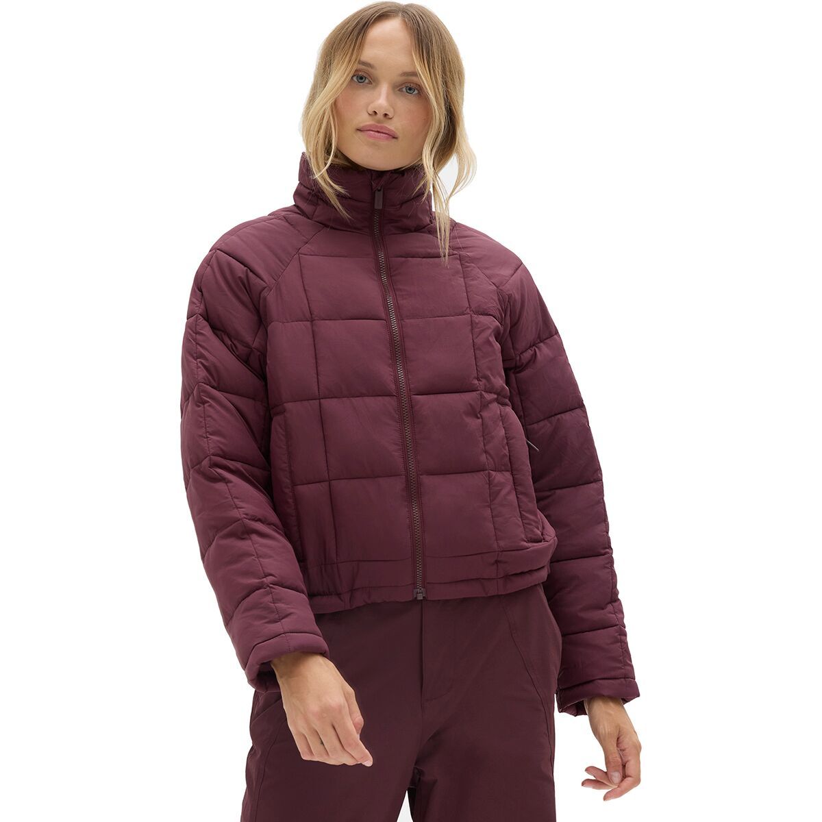 Image of Halfdays Nellie Packable Puffer - Women's Glazed Cherry, XL