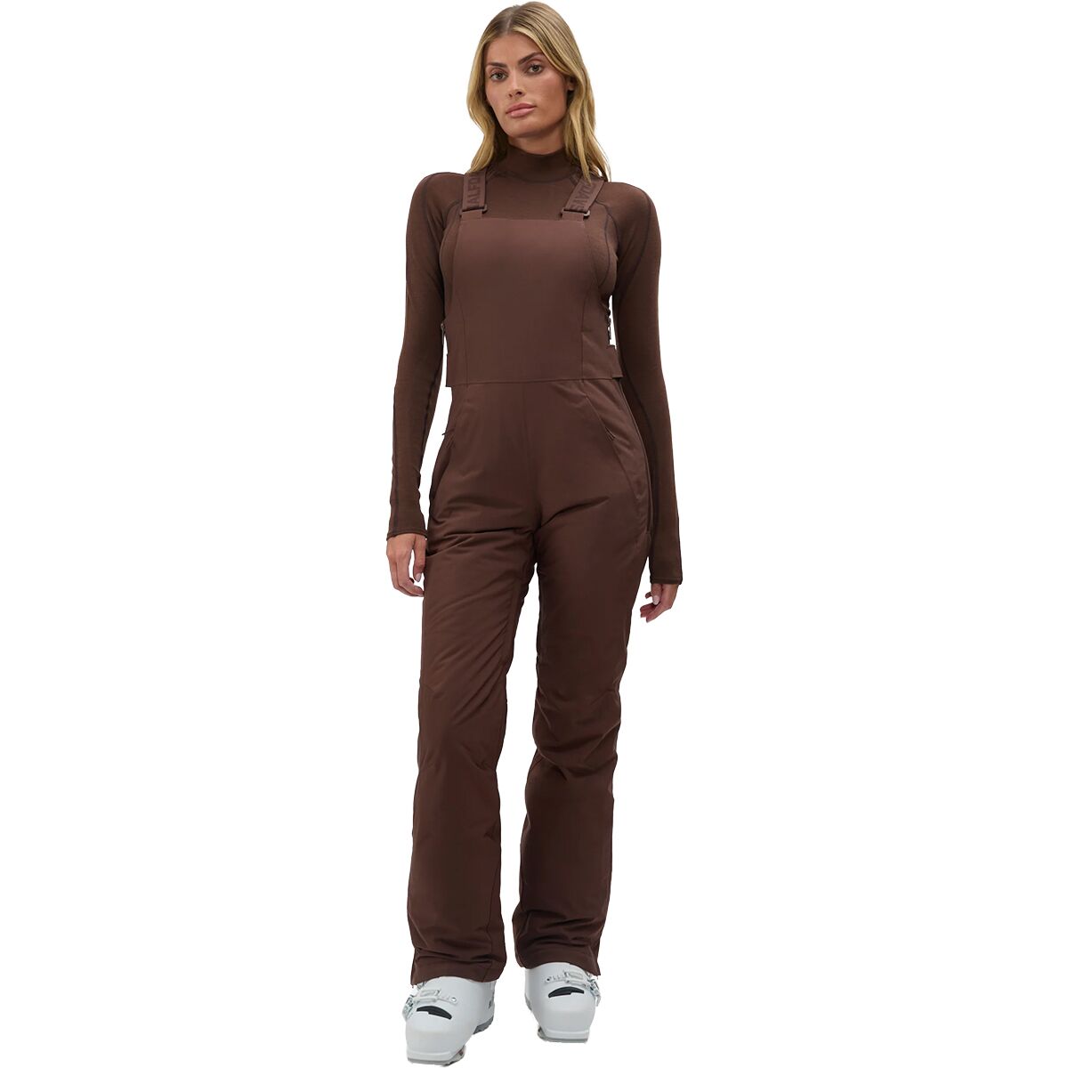 Image of Halfdays Carson Bib Pant - Women's Spiked Cocoa, M/Reg