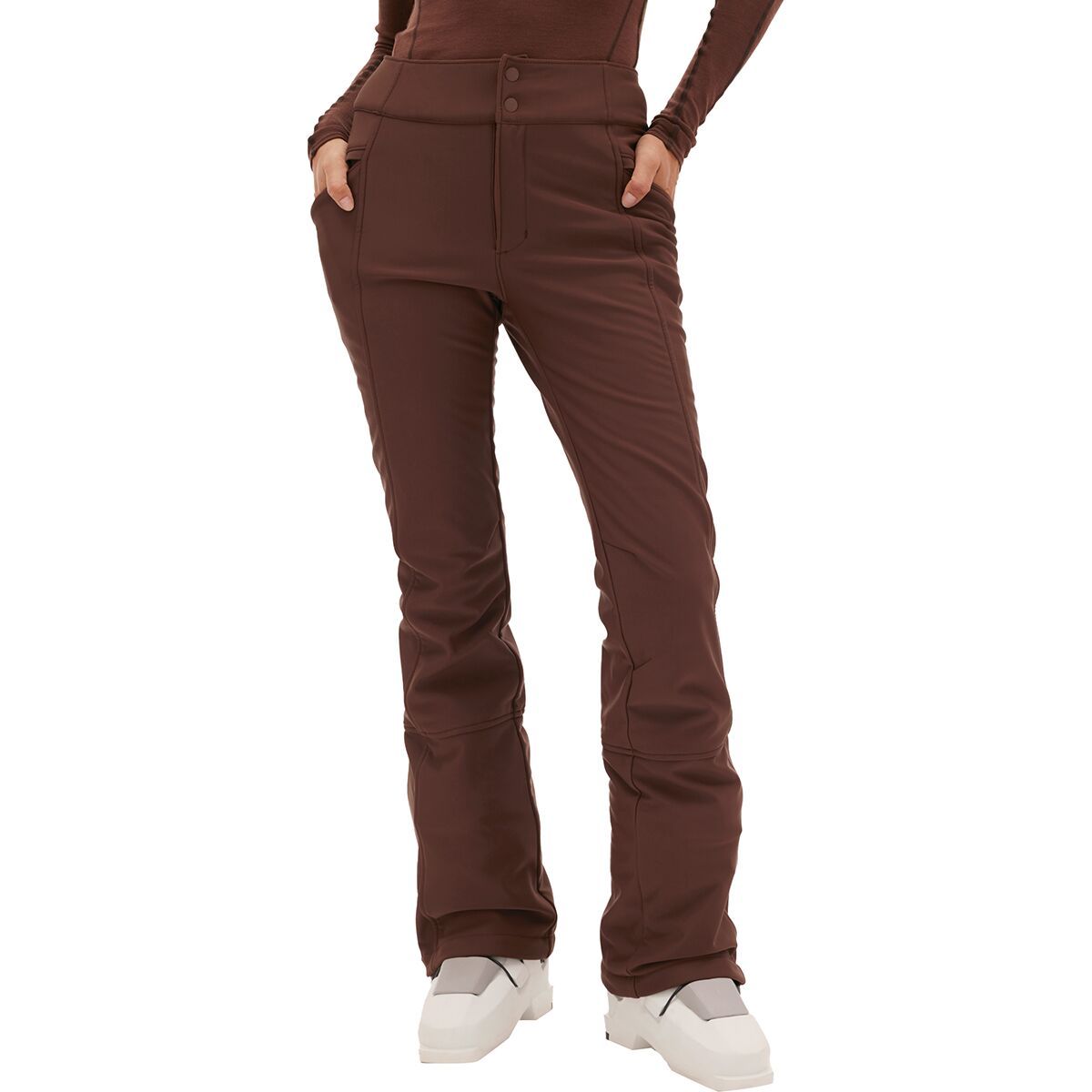 Image of Halfdays Emma Softshell Pant - Women's Spiked Cocoa, XL/Reg