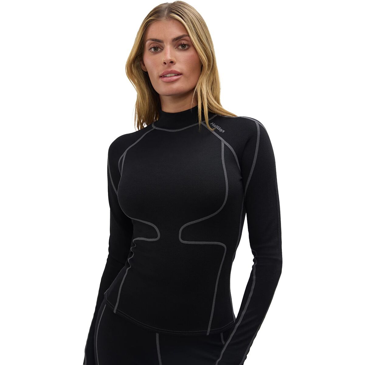 Image of Halfdays Fay Merino Top - Women's Black, M