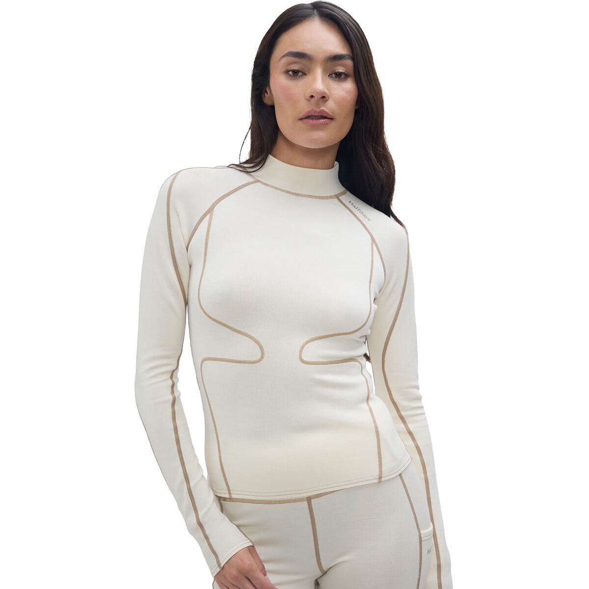 Image of Halfdays Fay Merino Top - Women's Oatmilk, XL