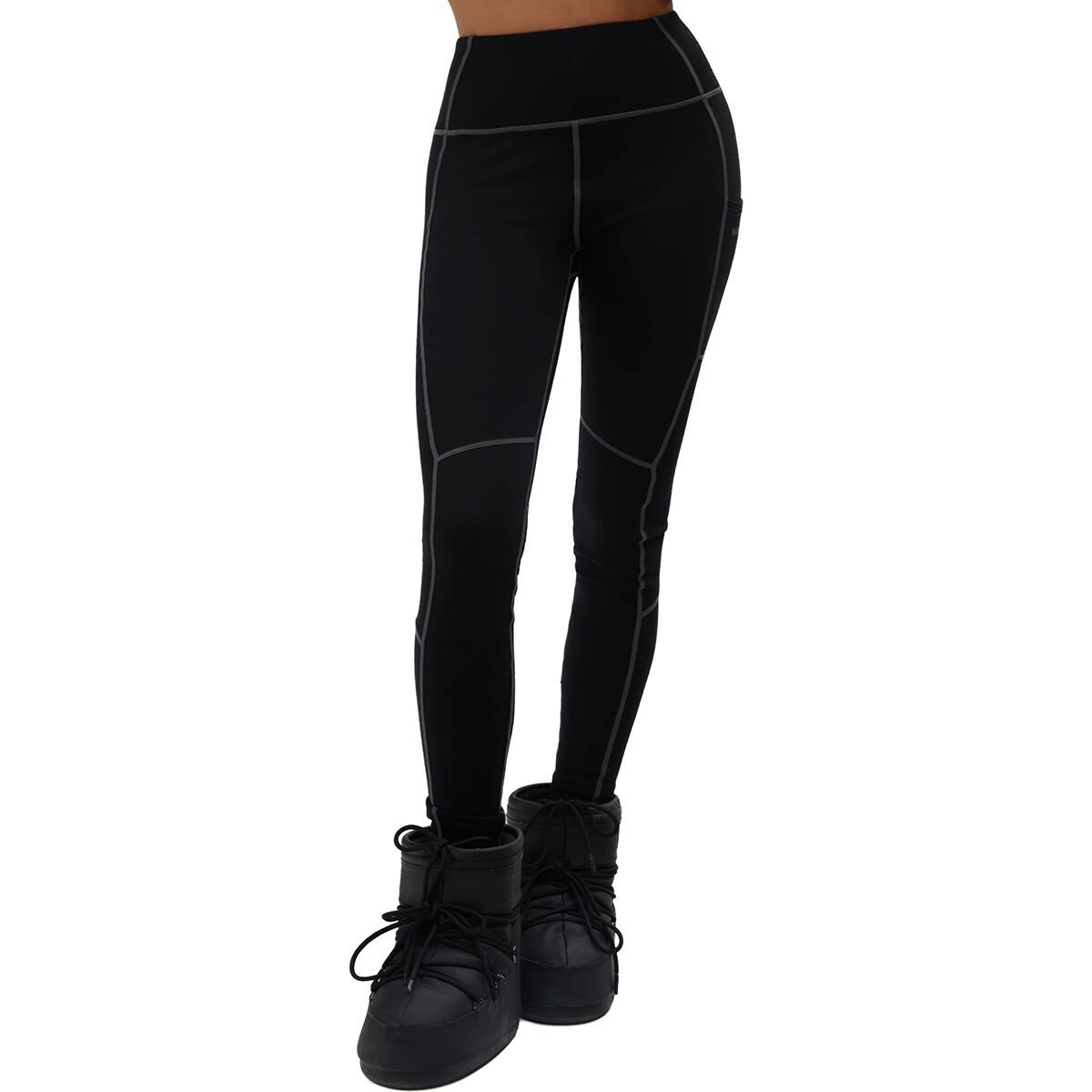 Halfdays Hallie Merino Legging - Women's Black, M