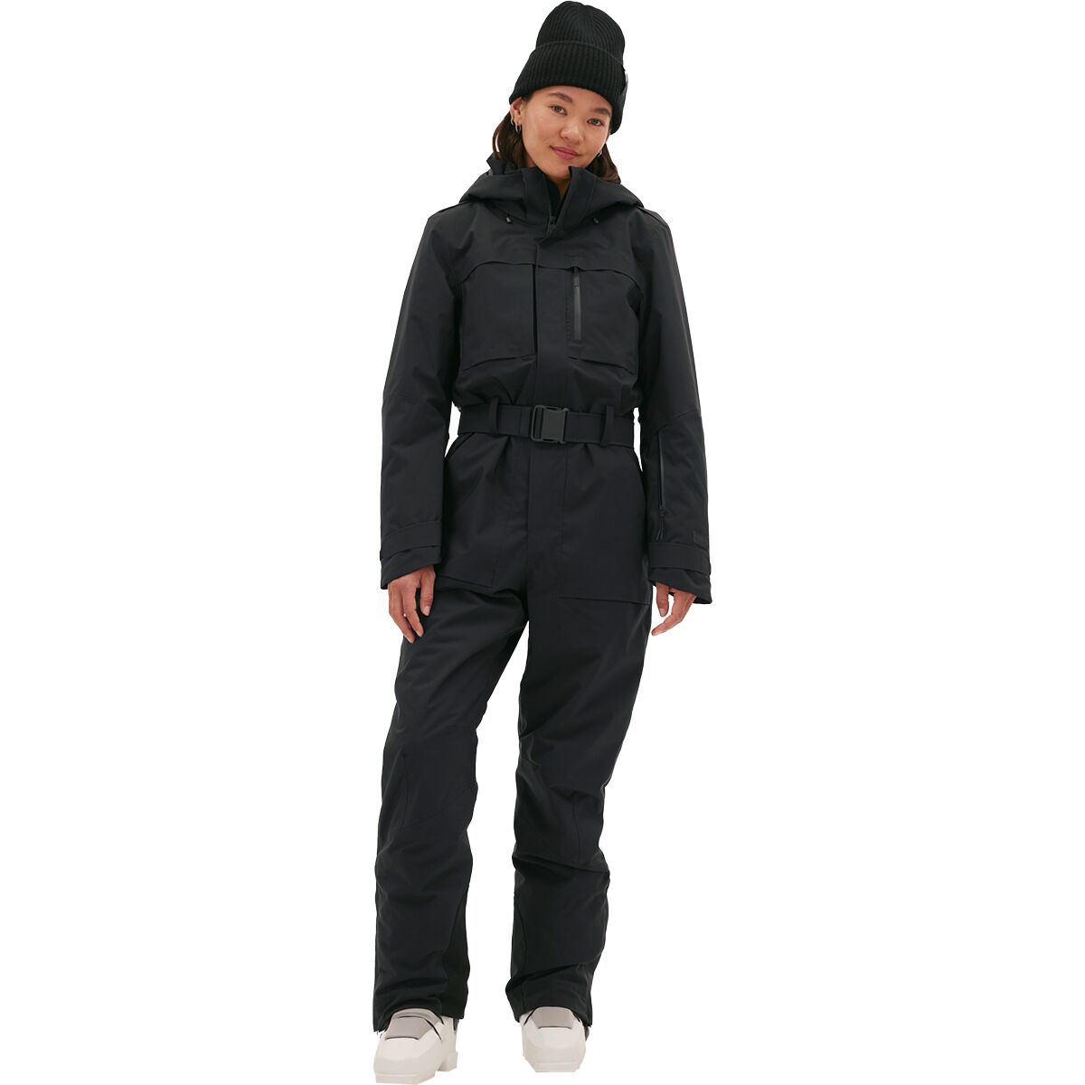 Image of Halfdays Murphy One-Piece Ski Suit - Women's Black, XL/Reg