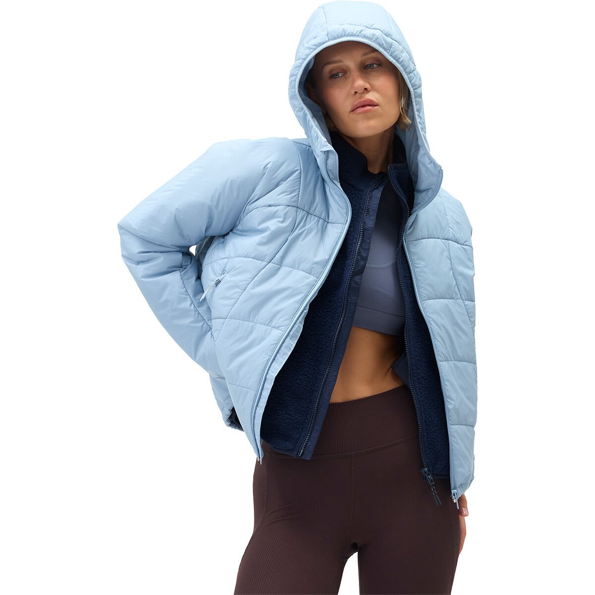 Image of Halfdays Claude Jacket - Women's Blue Fog, L