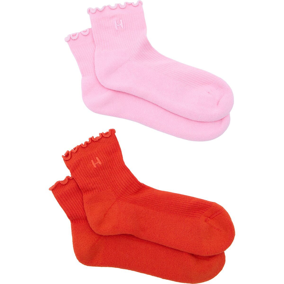 Image of Halfdays Ruffle Socks - Women's Spritz/Bisou, M/L