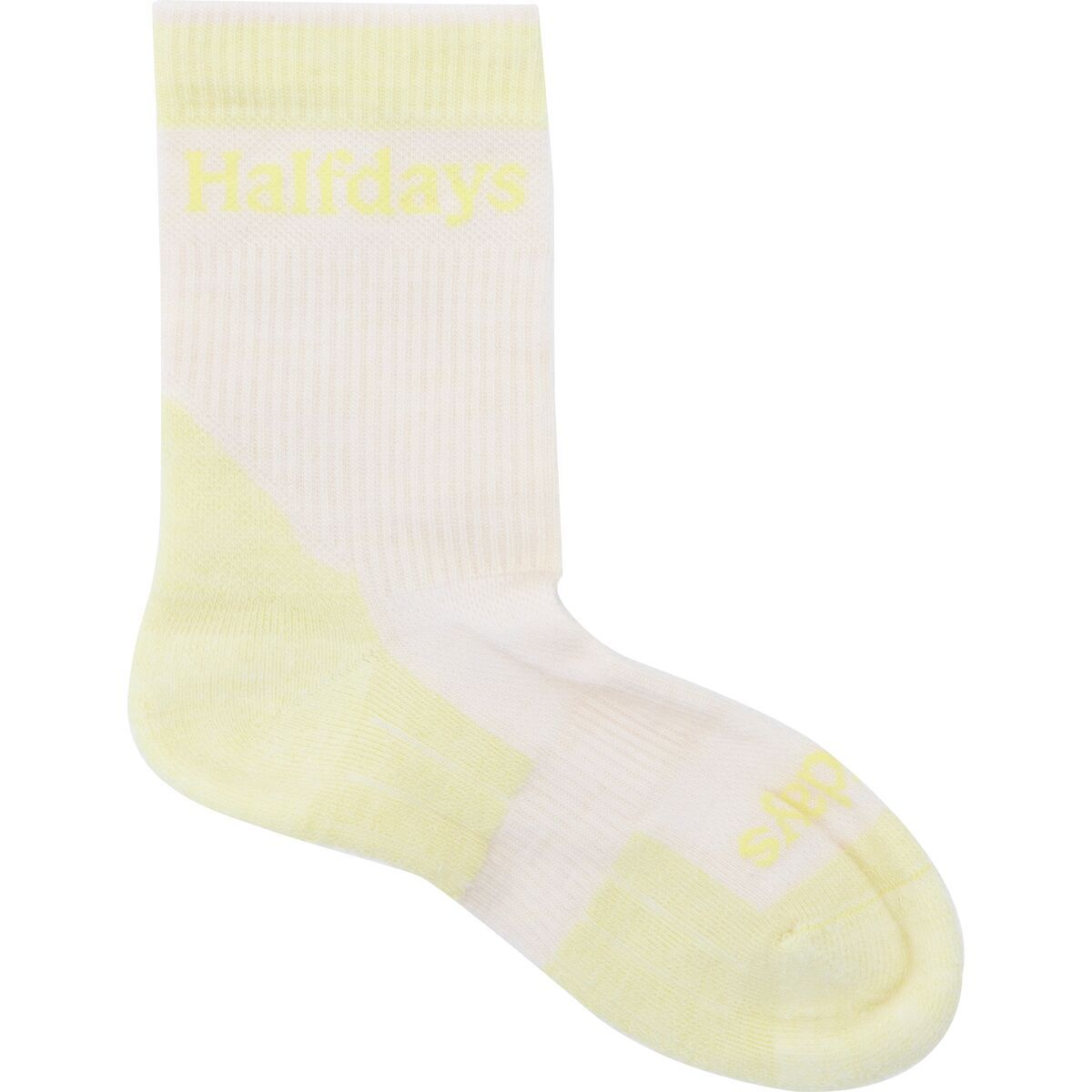 Image of Halfdays Trail Socks - Women's Oatmilk/Limoncello, M/L