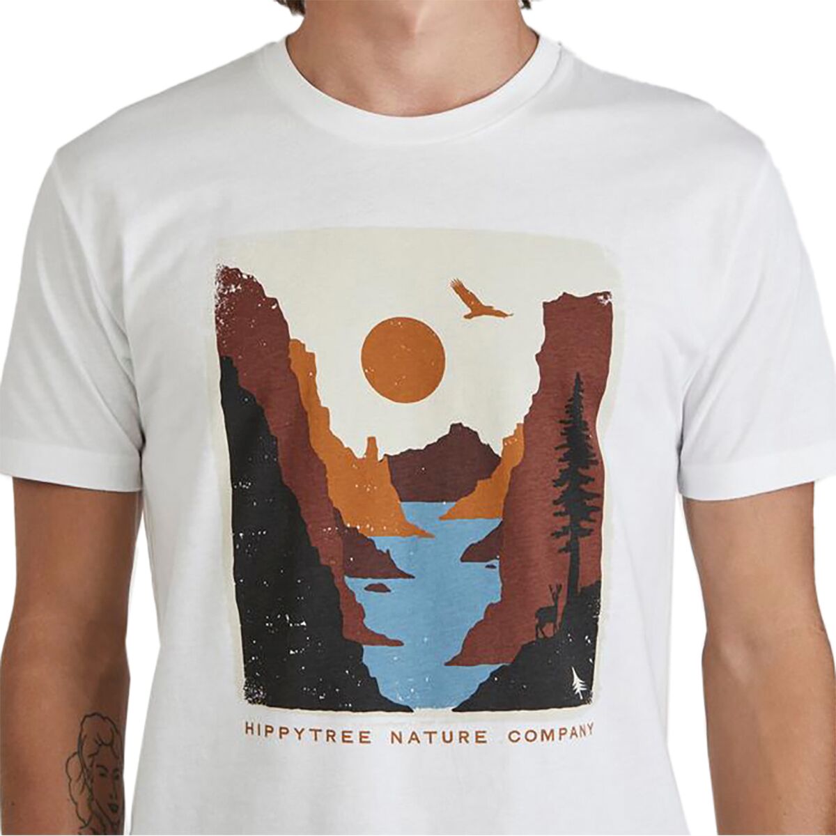 Hippy Tree Canyon T Shirt Men s Clothing