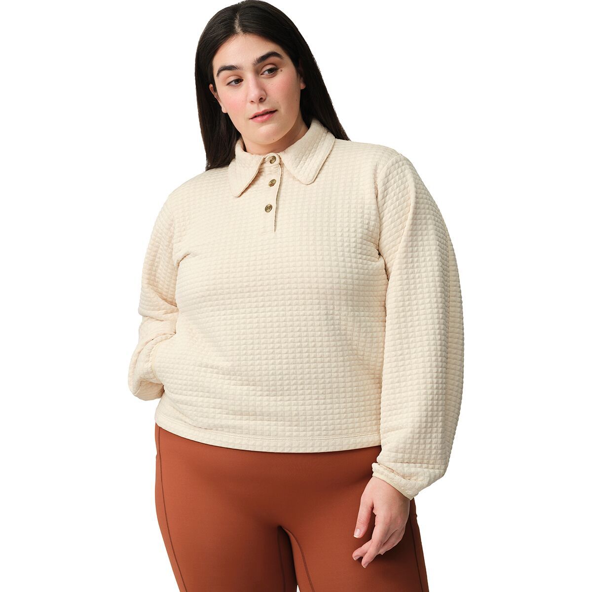 Hikerkind Hikerkind Midlayer Shirt - Women's Birch, XL