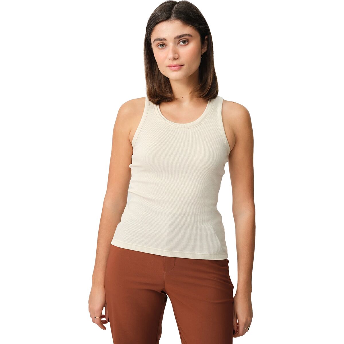 Image of Hikerkind Ribbed Merino Tank Top - Women's Betula, XL