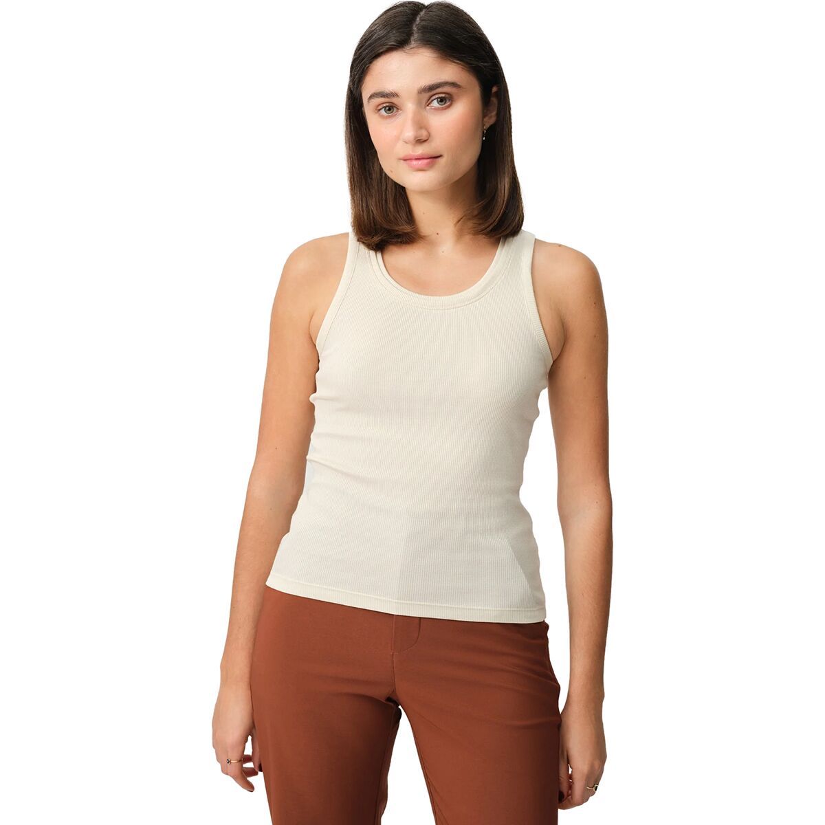 Image of Hikerkind Ribbed Merino Tank Top - Women's Betula, M