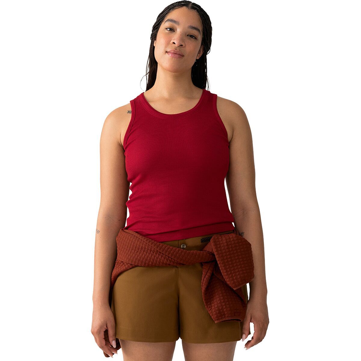 Image of Hikerkind Ribbed Merino Tank Top - Women's Rowan, S