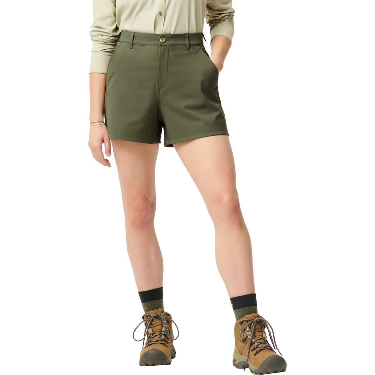 Image of Hikerkind Trail Short - Women's Olivine, XS