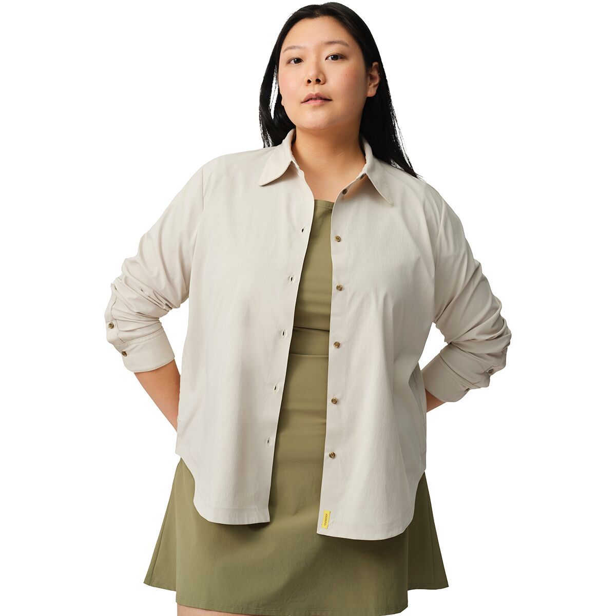 Image of Hikerkind Trail Sun Shirt - Women's Dolomite, L