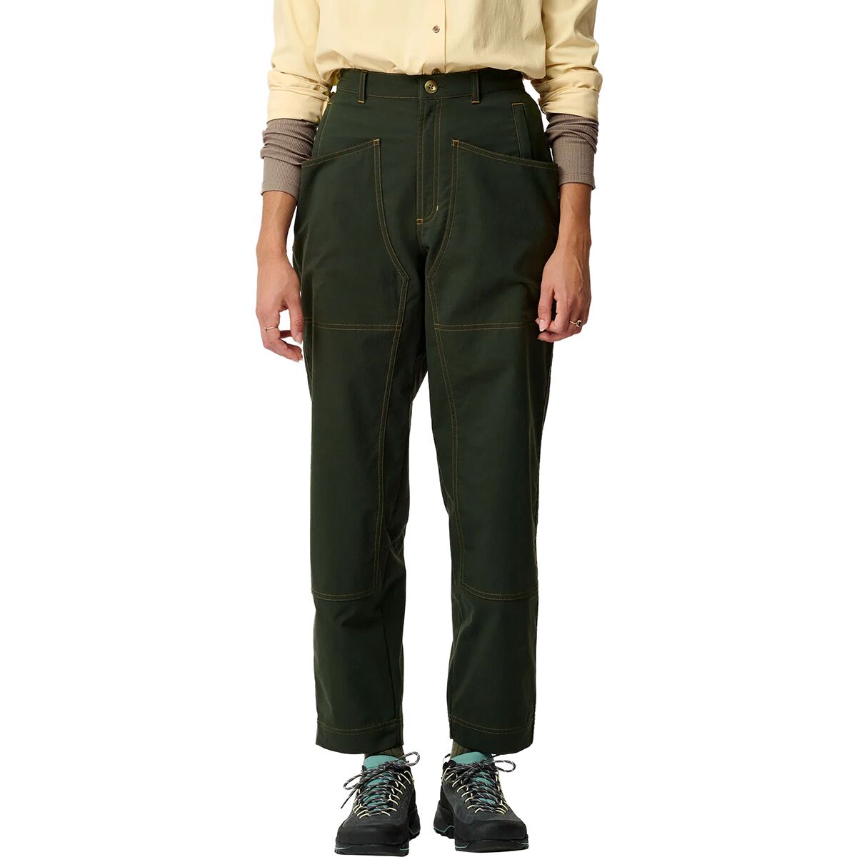 Hikerkind Hikerkind Kick Flare Trousers - Women's Bathyal, L