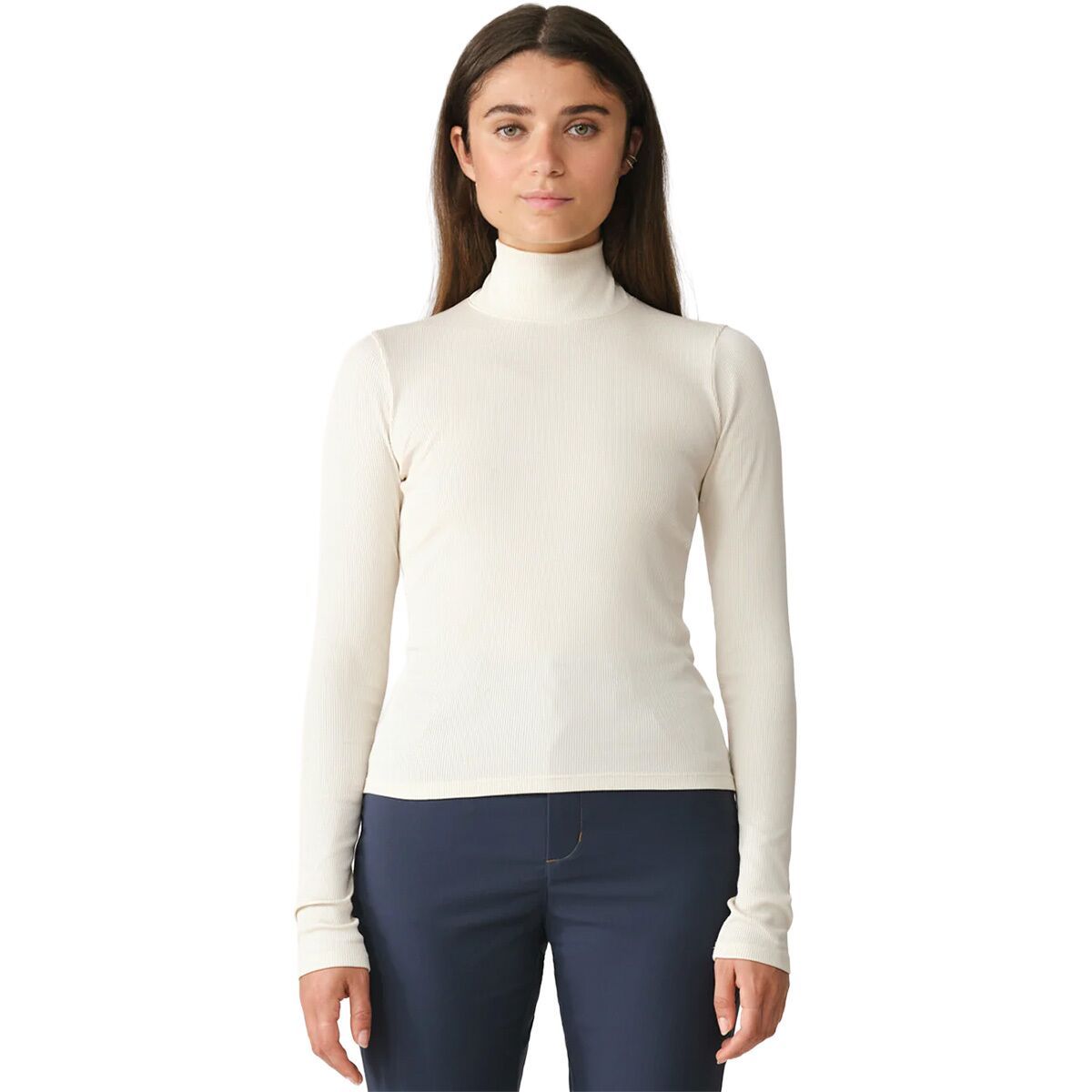 Image of Hikerkind Ribbed Merino Turtleneck 02 - Women's Betula, XL