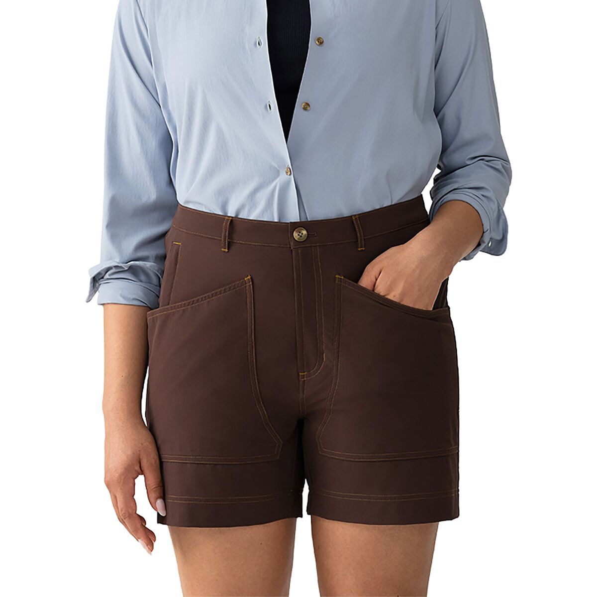 Image of Hikerkind 8 Pocket Short - Women's Garnet, M