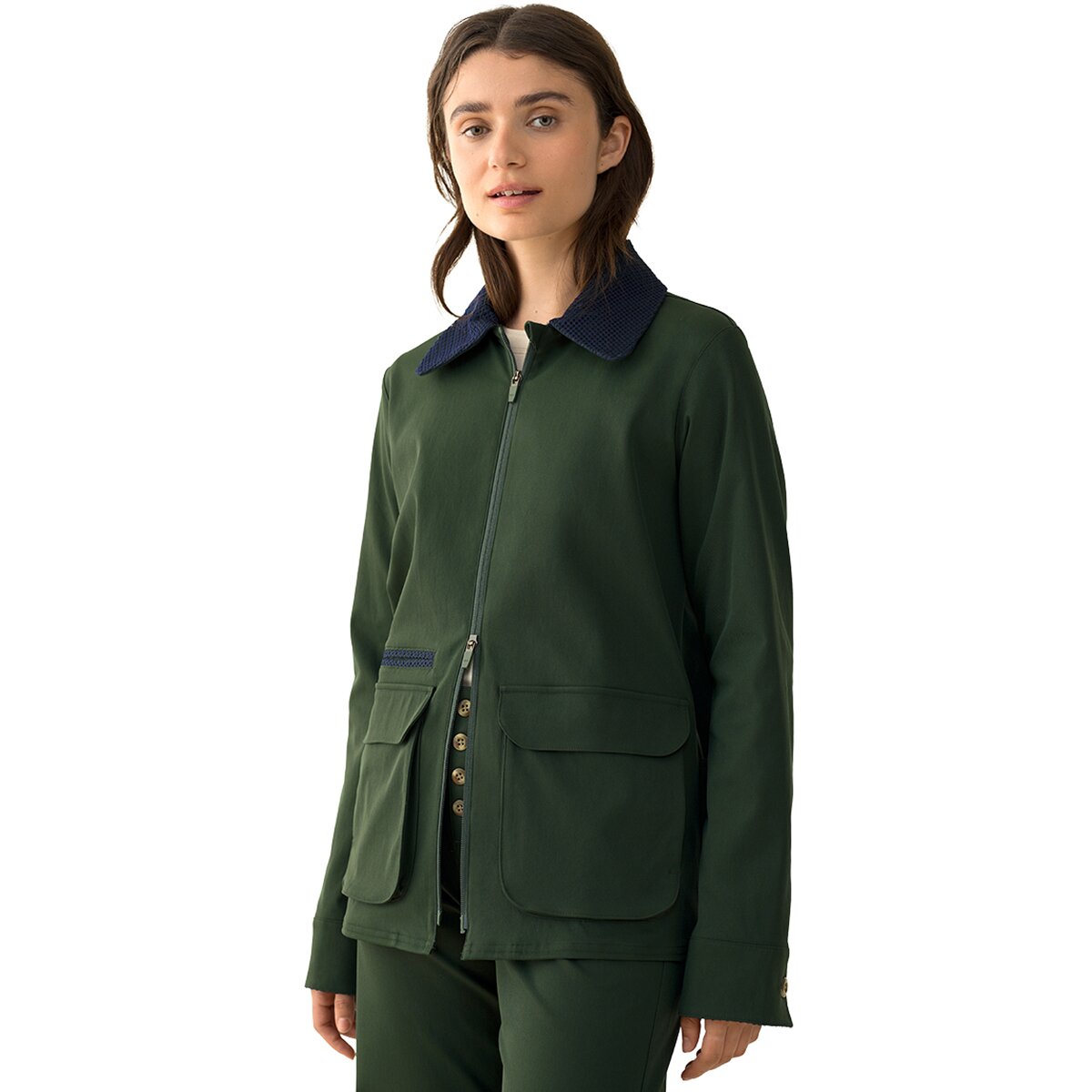 Image of Hikerkind Front Field Jacket - Women's Conifer, S