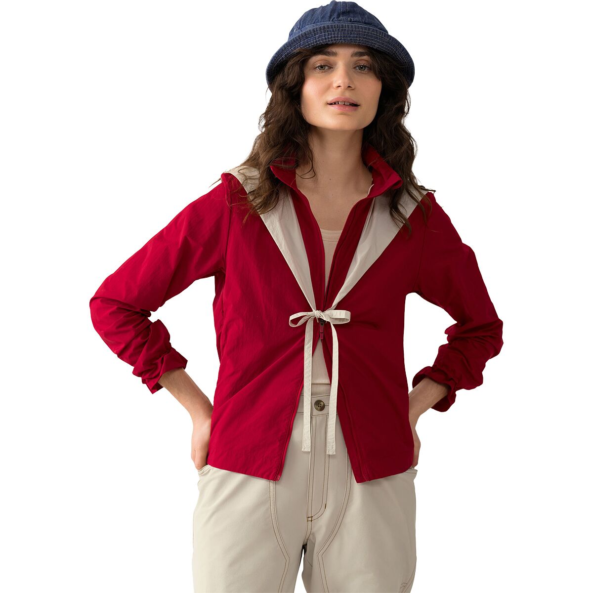 Image of Hikerkind Packable Windbreaker - Women's Rowan/Dolomite, XL