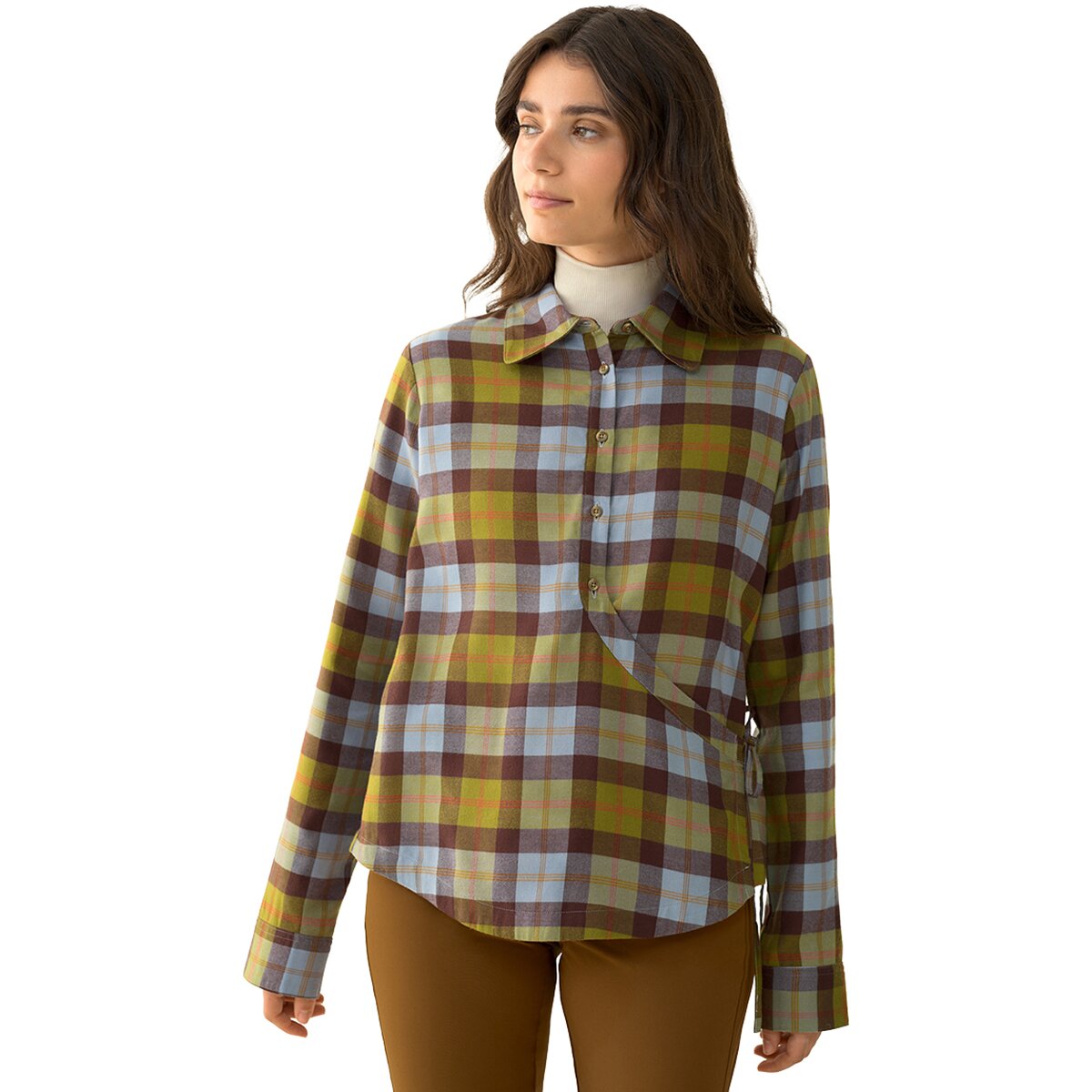 Image of Hikerkind Front Field Flannel Shirt - Women's Highland, XS