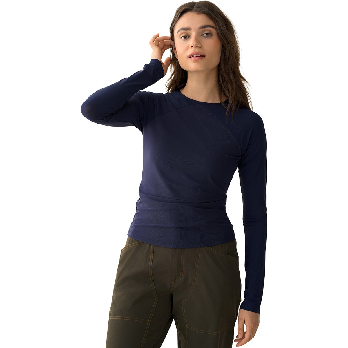 Image of Hikerkind Trail Tech Long-Sleeve Shirt - Women's Woad, L