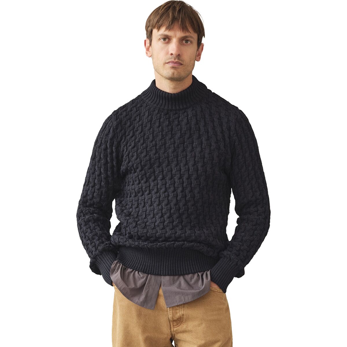 S. N. S. Herning S. N. S. Herning Stark Sweater - Men's Navy Blue II, S
