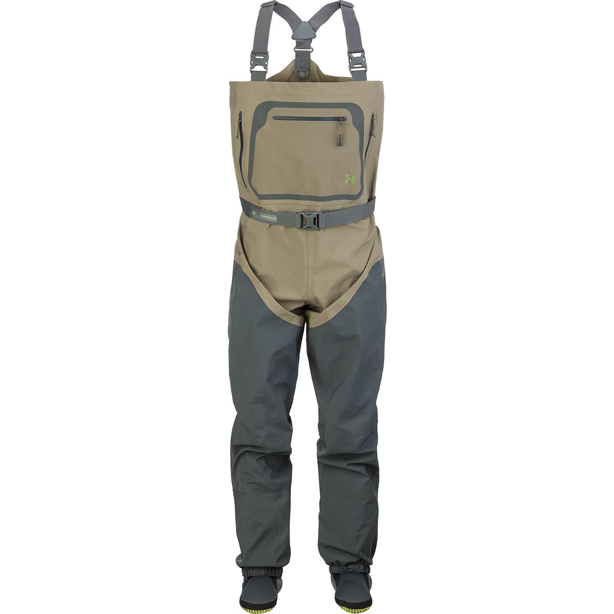 Hodgeman Wadelite Breathable Waders - Green (PLUS HAT & HEAD NET