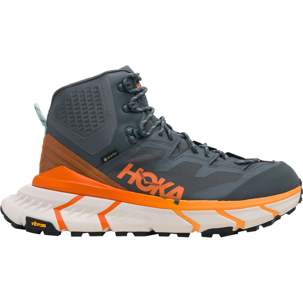 HOKA HOKA Tennine GTX Hiking Boot - Men's Castlerock/Persimmon Orange, 10.5