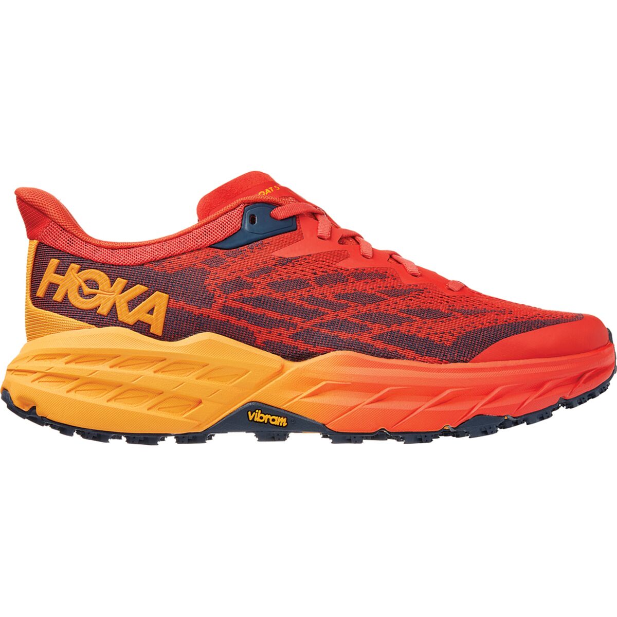 Men's Hoka Speedgoat 5 Fiesta/Radiant Yellow 9 2E