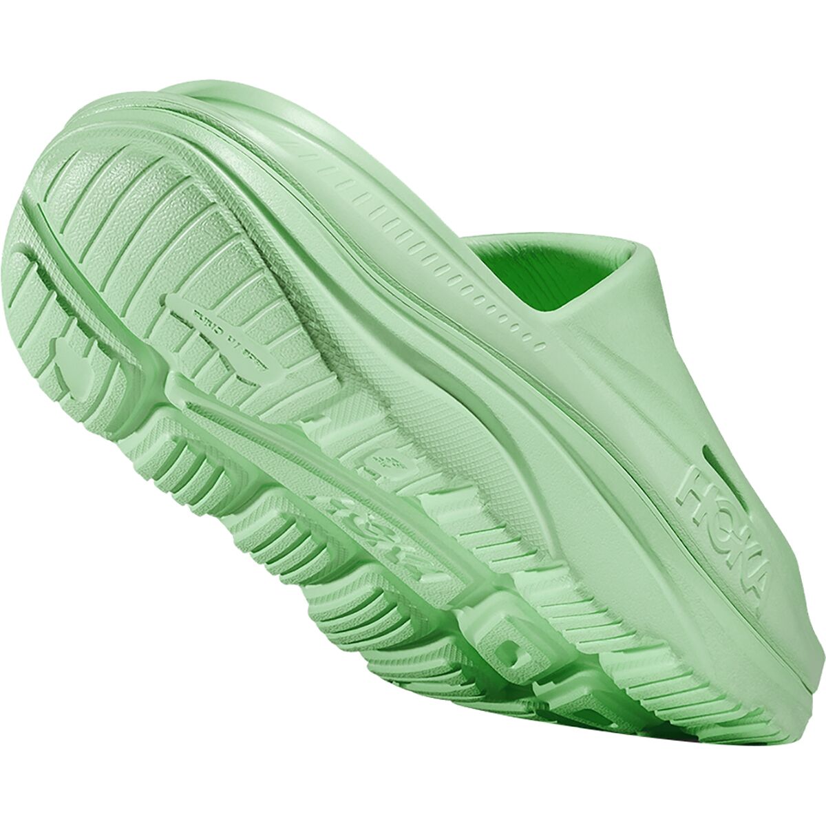 Unisex Hoka Ora Recovery 3 Slide Sandals Green Sky Men\'s Size 12 - Women\'s 14 Hoka One One Ora Recovery Slide Green Slip On Sandals Mens  main image 2