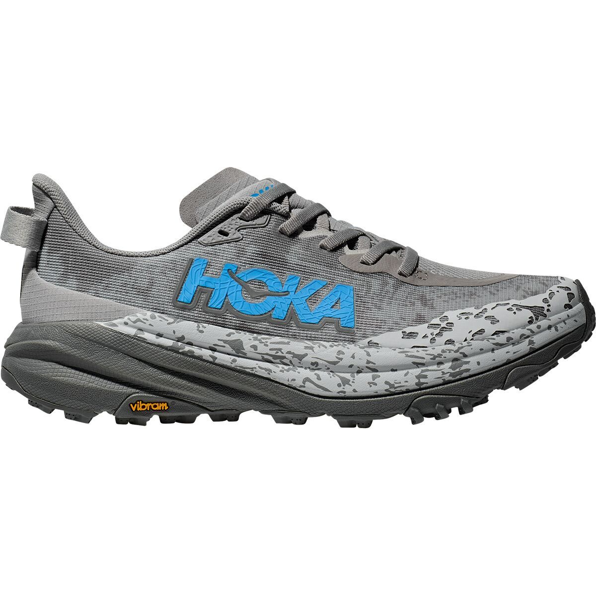 Image of HOKA Speedgoat 6 Wide Running Shoe - Women's Stellar Grey/Asteroid, 6.0