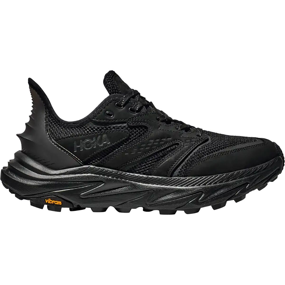 Image of HOKA Anacapa 2 Freedom Hiking Shoe - Men's Black/Black, 10.0