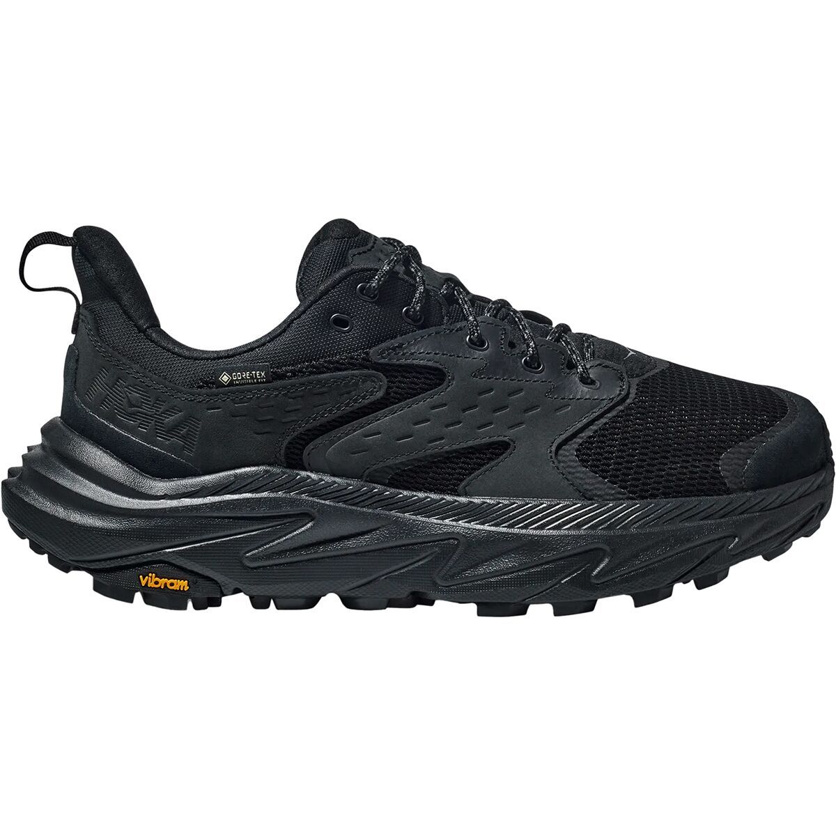 Image of HOKA Anacapa 2 Low GTX Hiking Shoe - Men's Black/Black, 11.0