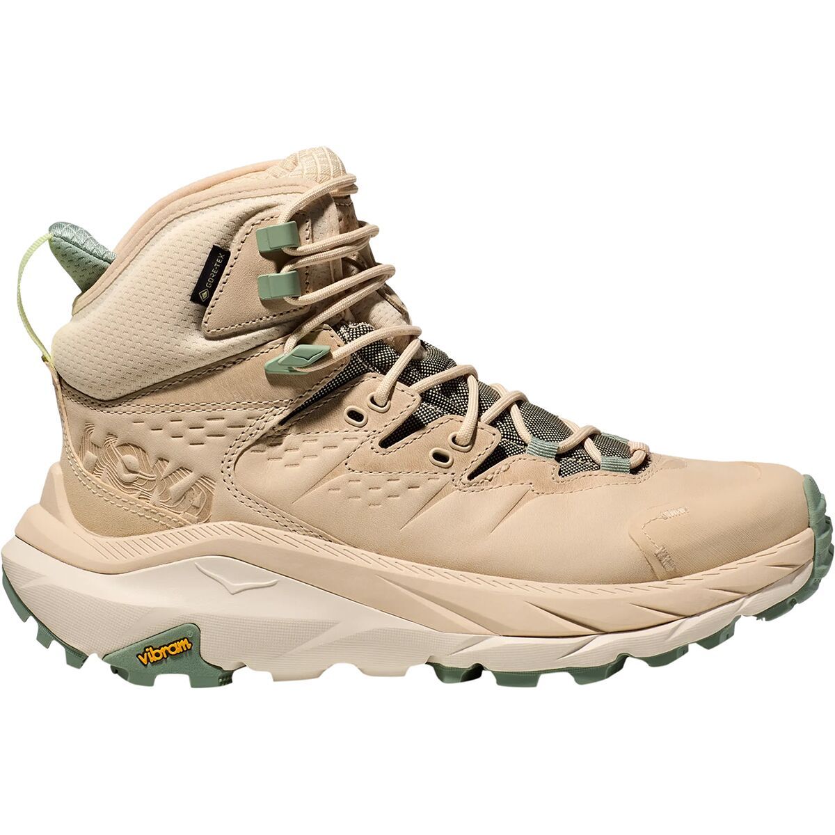 Image of HOKA Kaha 2 GTX Hiking Boot - Women's Oak/Alabaster, 9.5