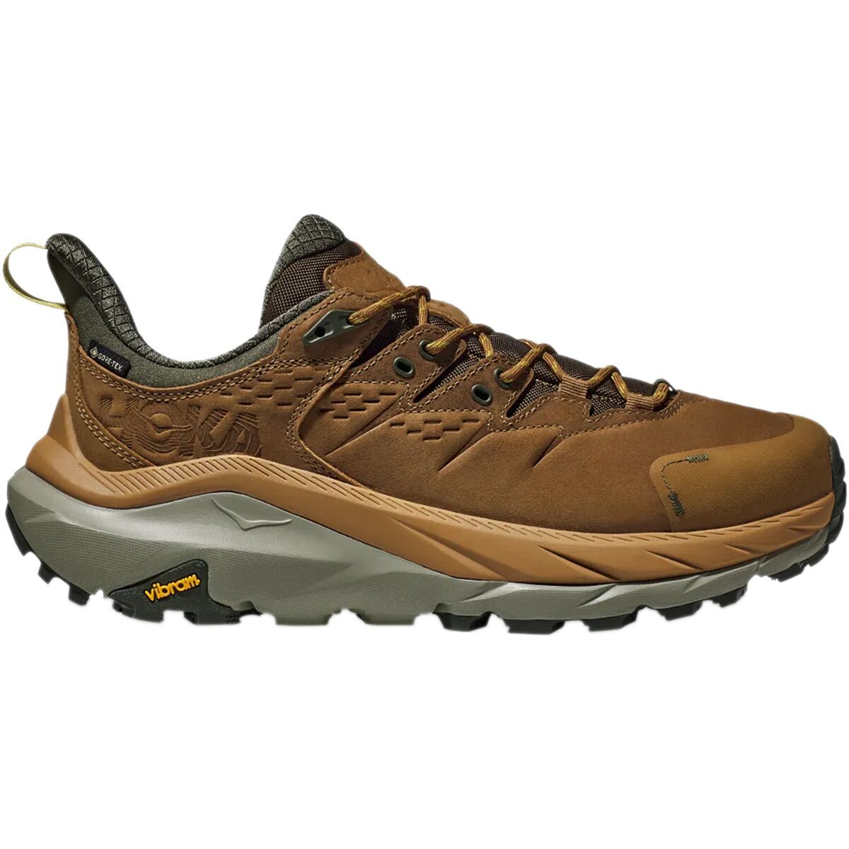 Image of HOKA Kaha 2 Low GTX Hiking Shoe - Men's Honey/Barley, 9.0