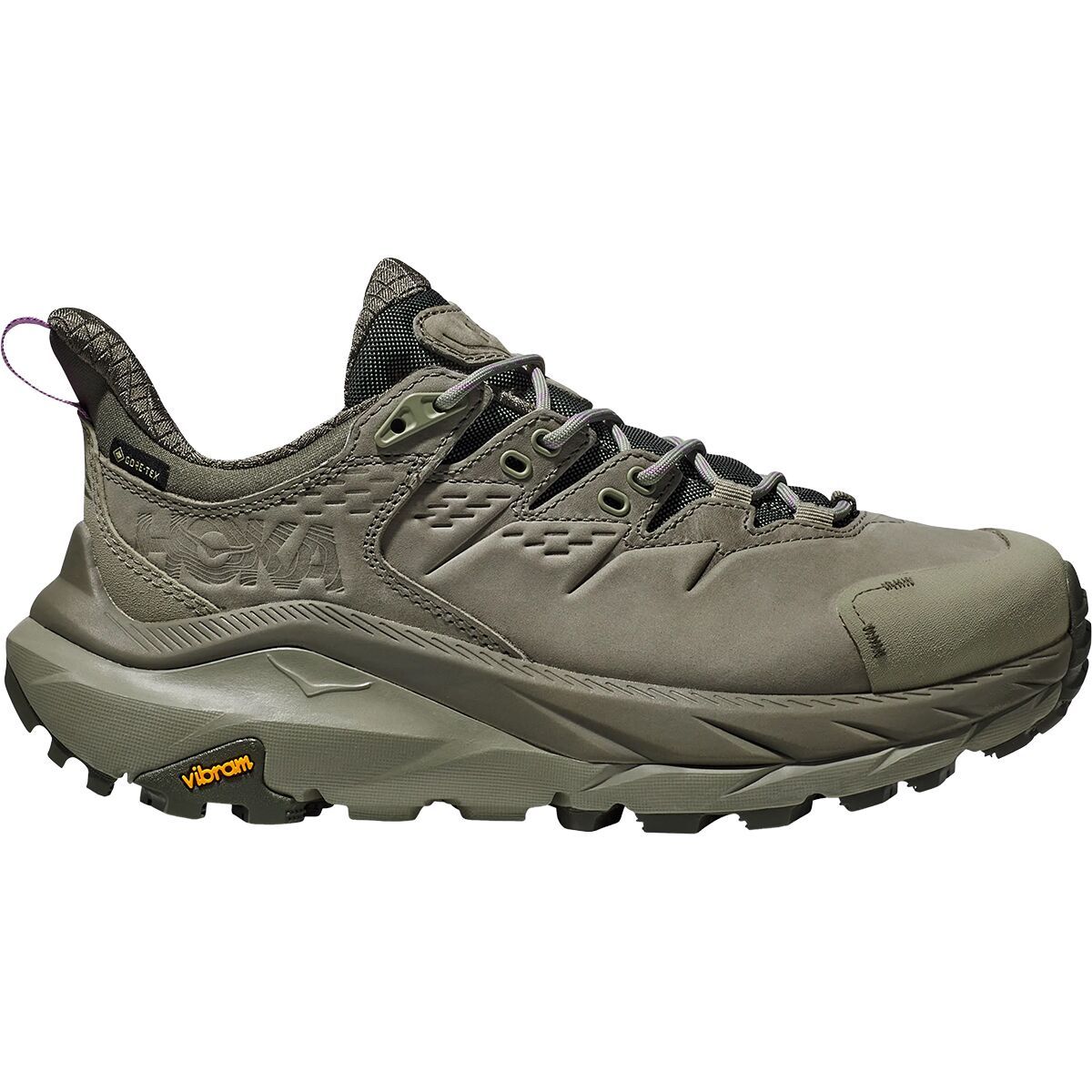 Image of HOKA Kaha 2 Low GTX Hiking Shoe - Women's Slate/Barley, 8.0