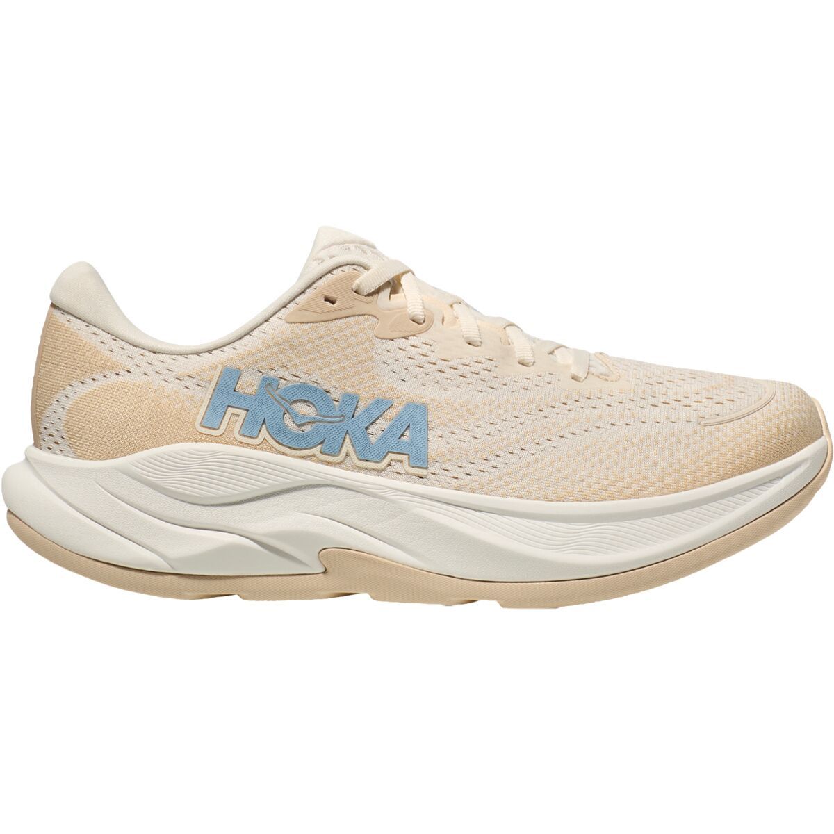 Image of HOKA Rincon 4 Running Shoe - Men's Alabaster/Oak, 11.0