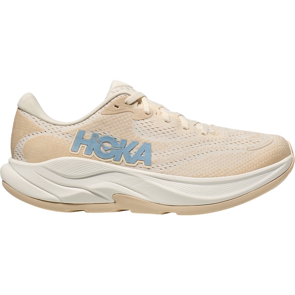 Image of HOKA Rincon 4 Running Shoe - Women's Alabaster/Oak, 10.0