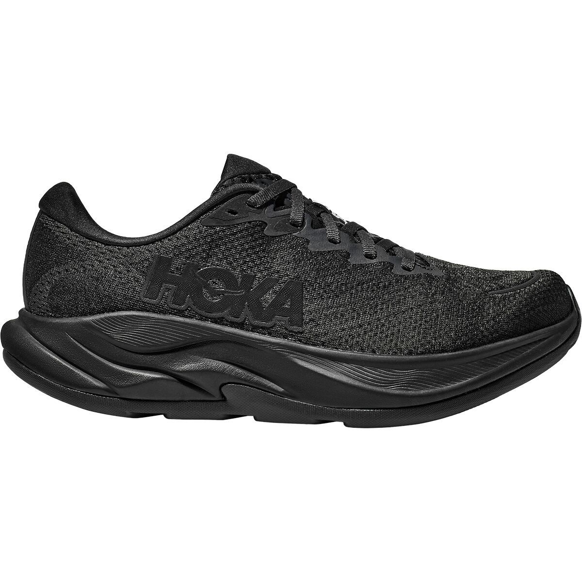 Image of HOKA Rincon 4 Running Shoe - Women's Black/Black, 6.0