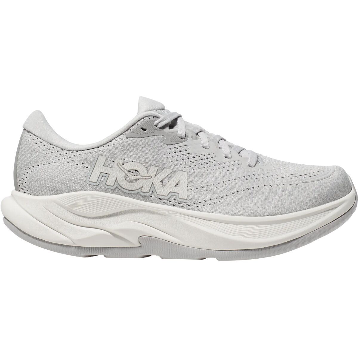 Image of HOKA Rincon 4 Running Shoe - Women's Stardust/Cosmic Grey, 10.0