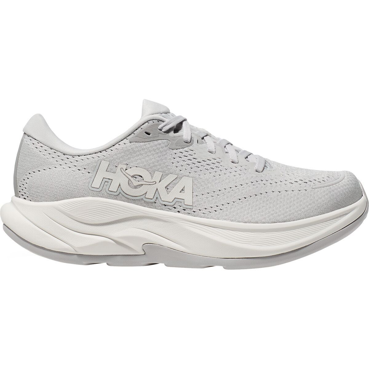 HOKA Rincon 4 Wide Running Shoe - Women's Stardust/Cosmic Grey, 9.0