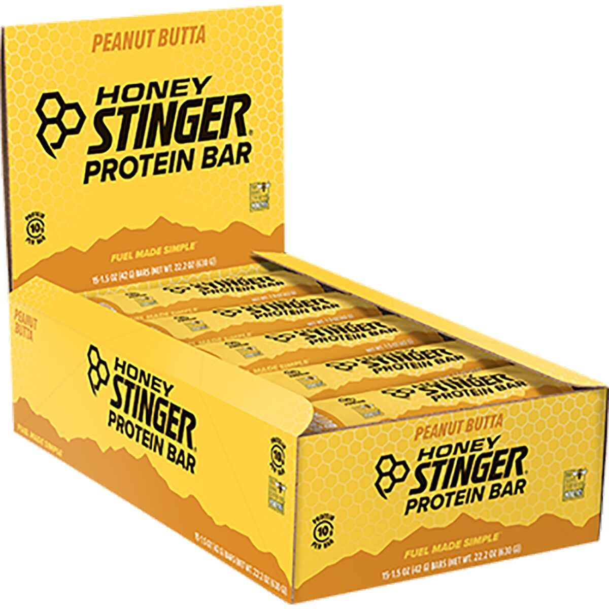 Image of Honey Stinger Protein Bar - 10g - 15 Pack Peanut Butta, 10 Gram