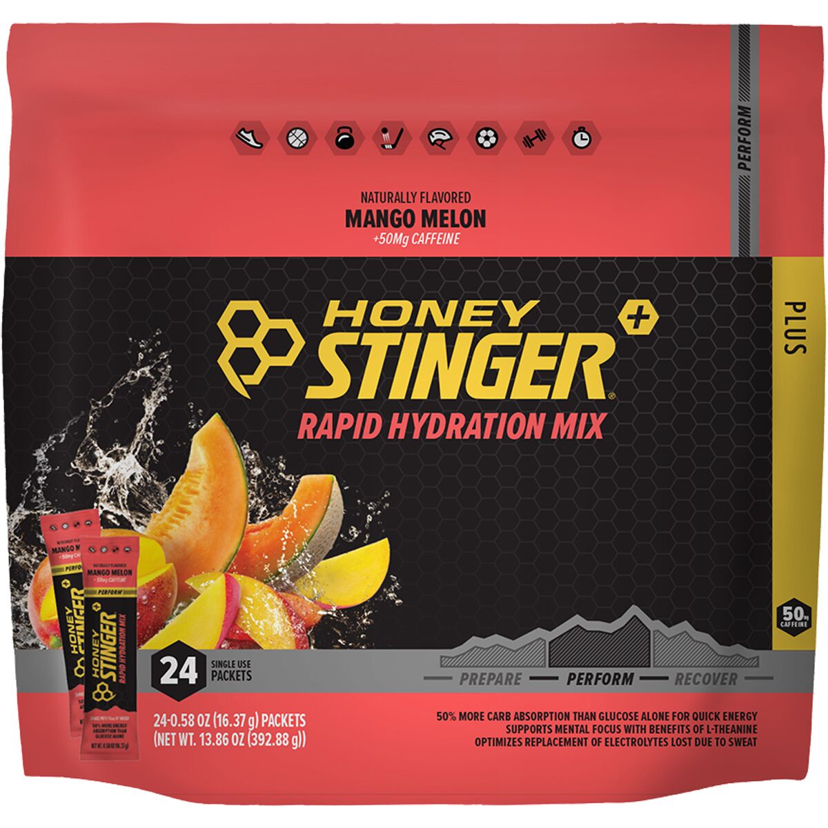 Honey Stinger Rapid Hydration Mix - 24 Serving Bag