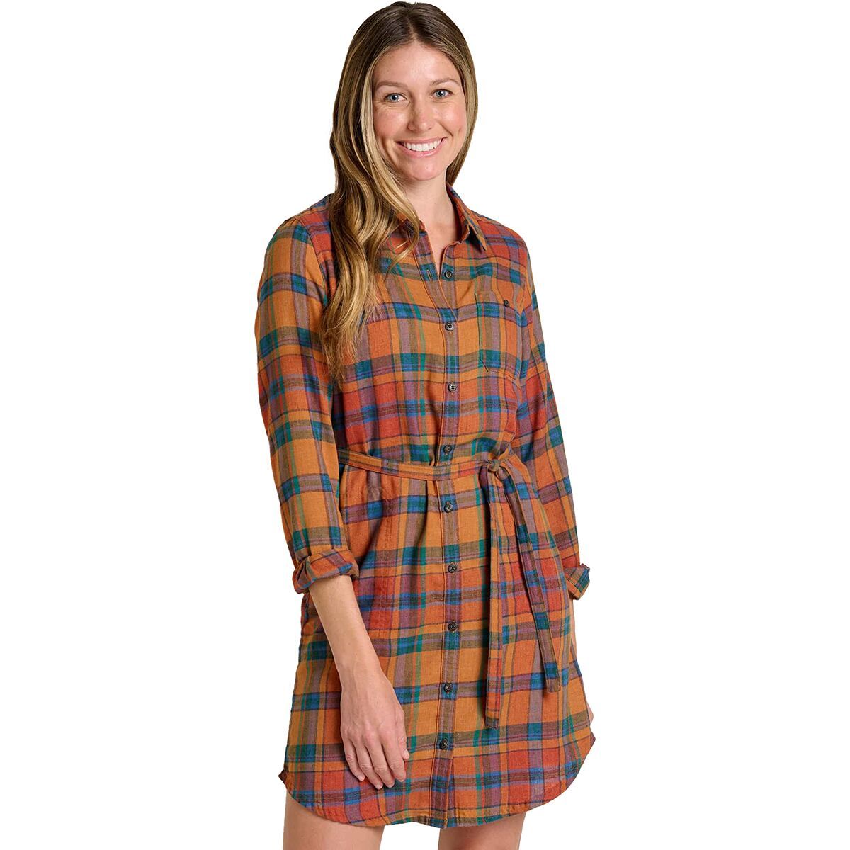 Toad&Co Re-Form Flannel Shirt Dress - Women