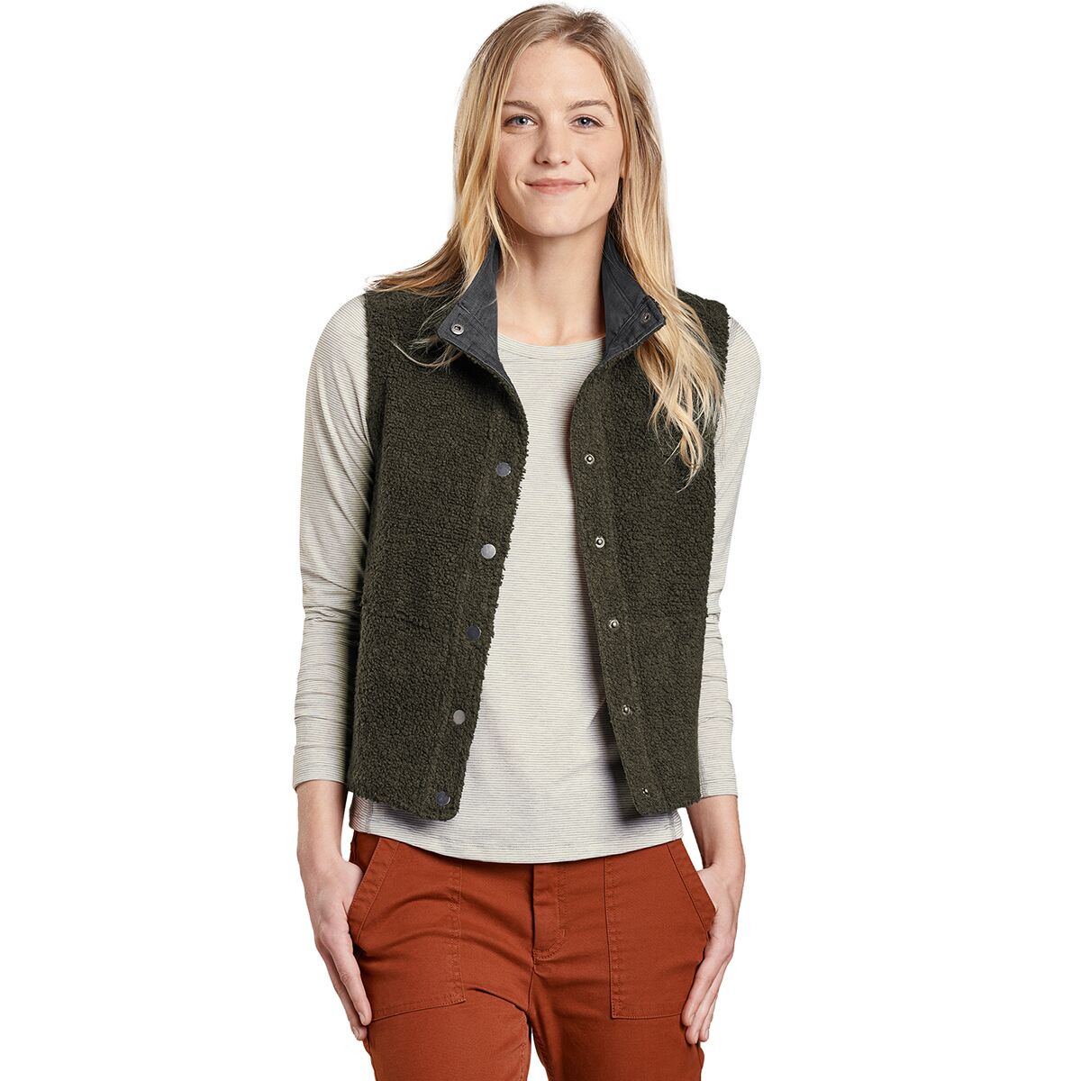 Toad Co Telluride Sherpa Vest Women s Clothing