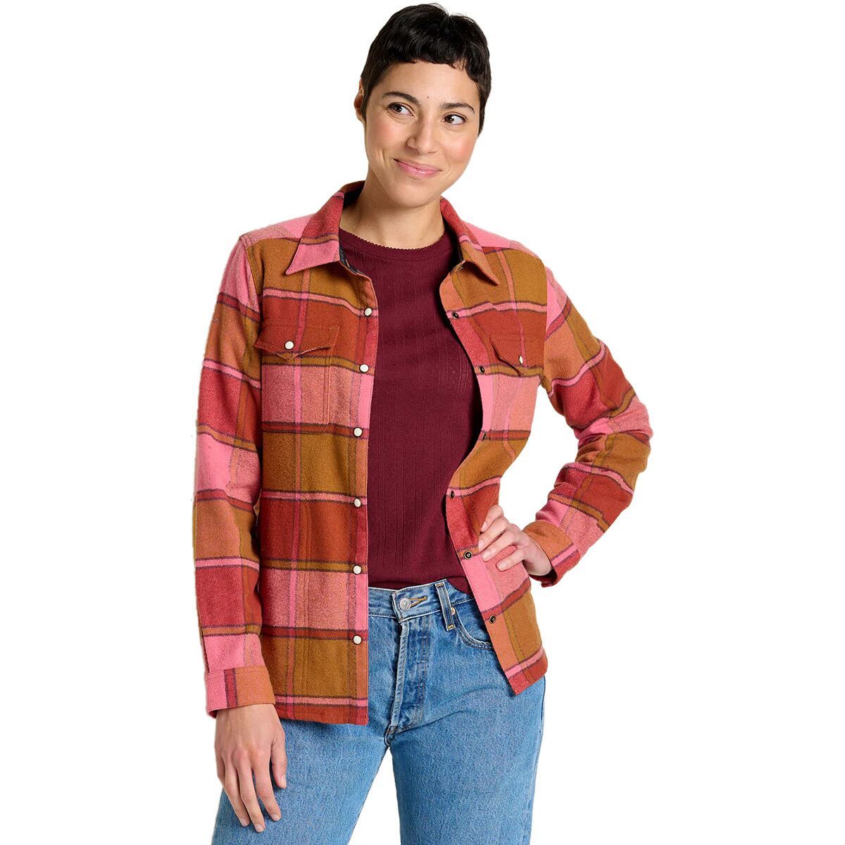 Toad&Co Folk Yeah Shirt Jacket - Women's Taffy, S
