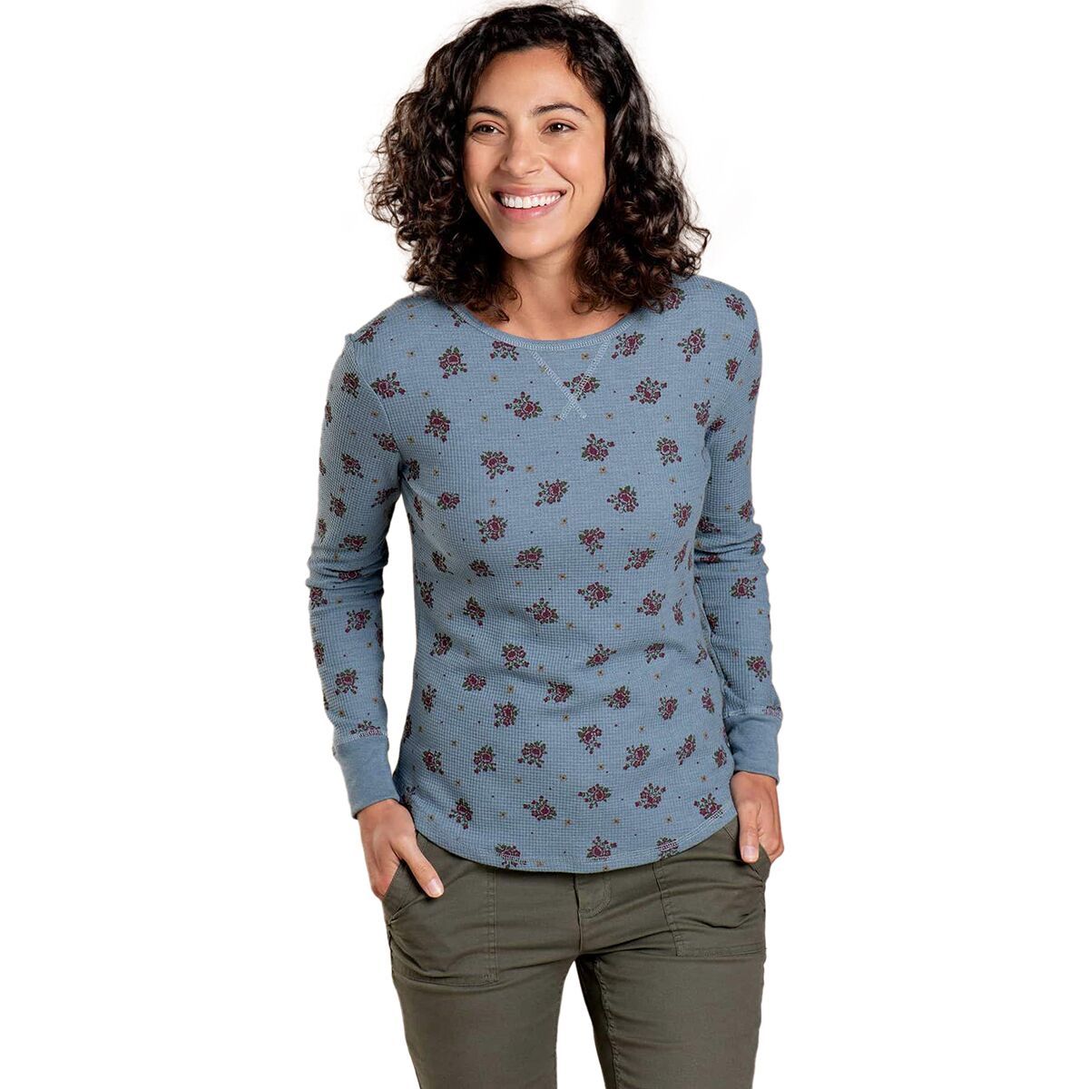 Toad&Co Foothill Crew - Women's North Shore Framer Floral, M
