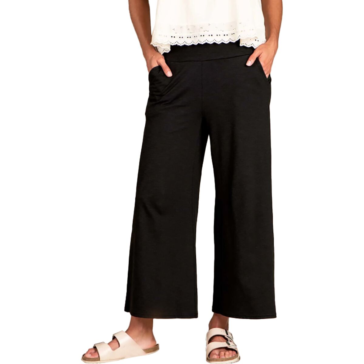 Image of Toad&Co Chaka Wide Leg Pant - Women's Black, XL